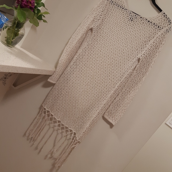 Streetwear Society Long Crocheted Sweater - Picture 6 of 7